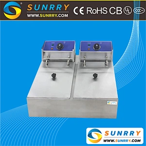 Counter Top Egg Fryer Stainless Steel Tank Hotel Cooker with CE Approval (SY-TF26A SUNRRY)