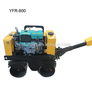 800kgs Pedestrian Hydraulic Steering Twin Drum Vibratory Rollery YFR-800CS