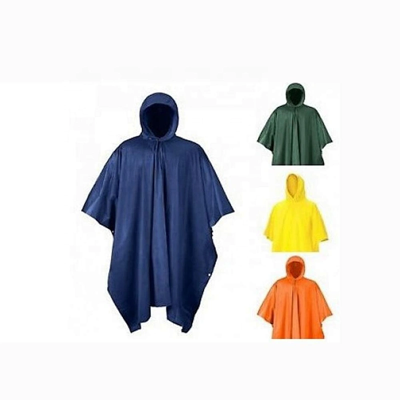 Fashion heat seal exporters pvc colorful Poncho raincoat