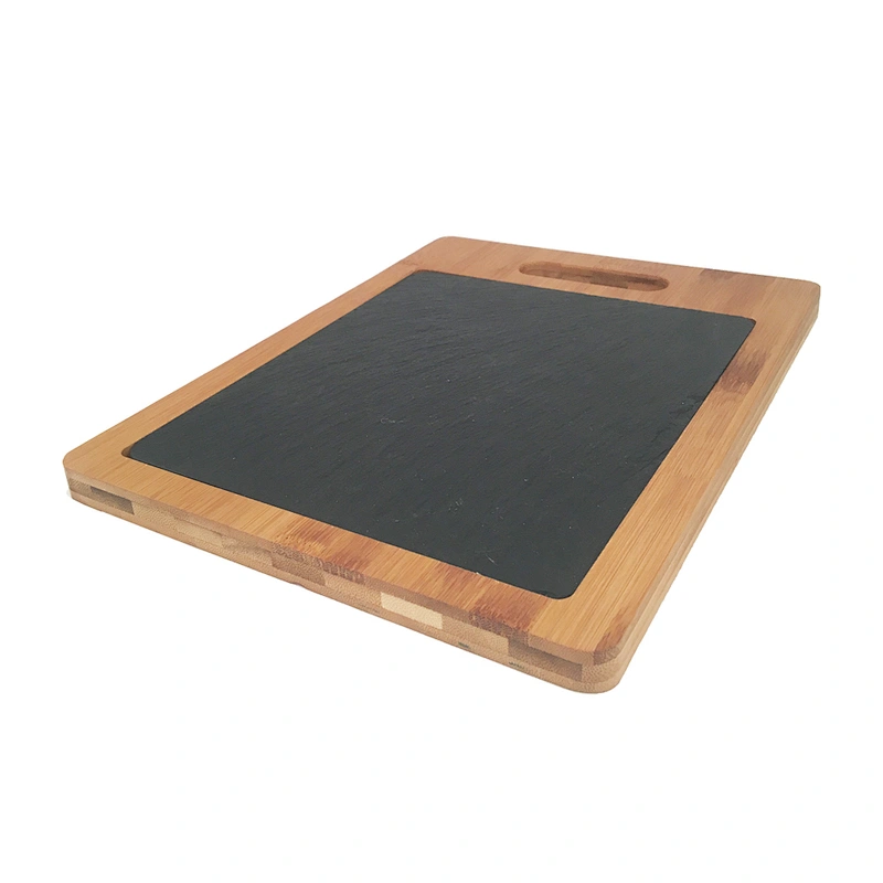 Bamboo Cutting Board w/ Slate Insert