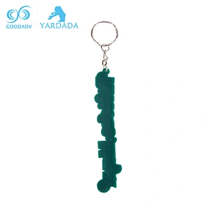 Custom Metal Circle Keychain,Bag Charm Accessories PVC Key Chain