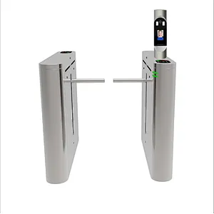 Controlled access turnstiles with face recognition function