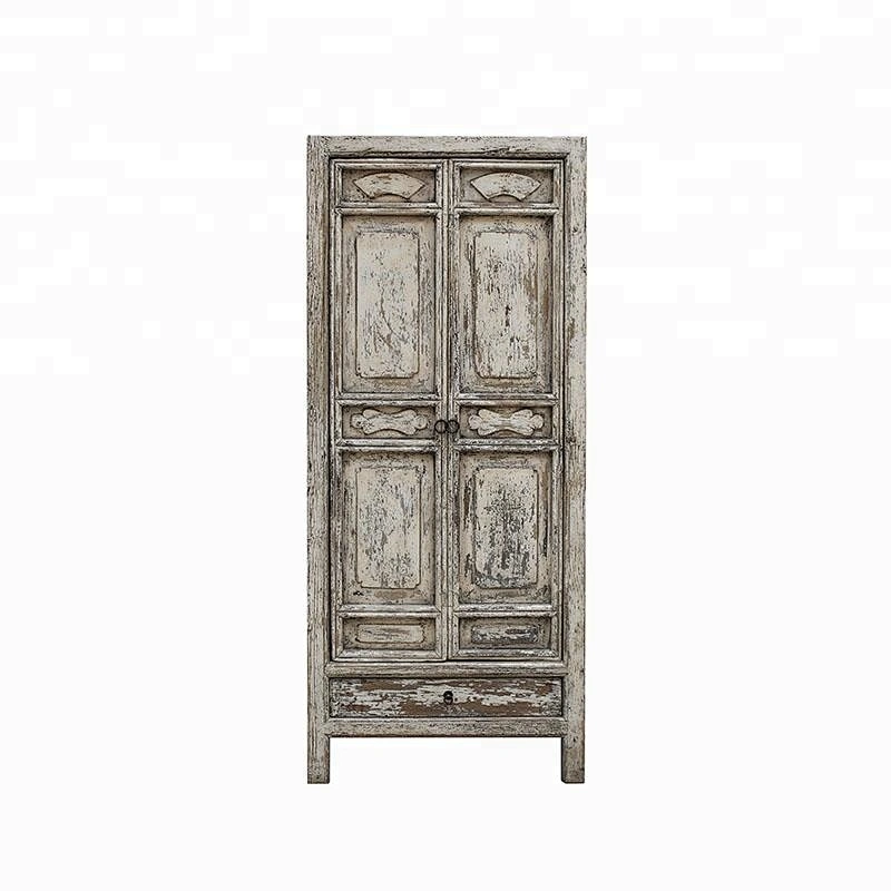wholesale rustic reclaimed old wood shabby chic distressed wardrobe furniture