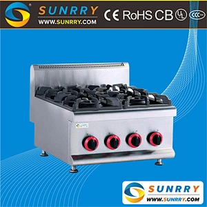 Table top gas range burner 4 heads cheap gas burner (SUNRRY SY-GB600T)