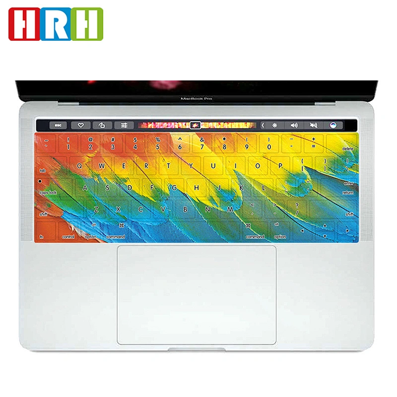 wood and Feathers Japanese TPU Keyboard Cover for MacBook Pro13 15 Retina with Touch Bar