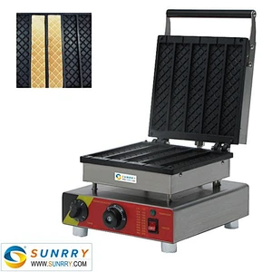 Automatic industrial electric bar waffle maker stick making machine