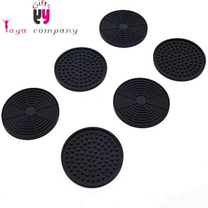 Eco-Friendly Stocked Silicone Cup Coaster