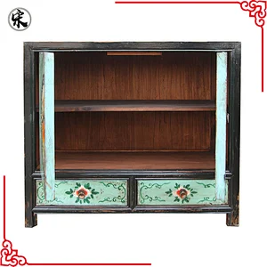 chinese antique storage painted furniture for store use