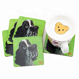 wood coaster/ table mats/cup mats,Custom logo Coasters coffee cup coasters