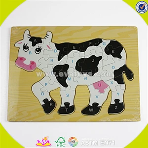 wholesale great kids wooden numbers jigsaw toy preschool teaching aid children wooden numbers jigsaw toy W14B030