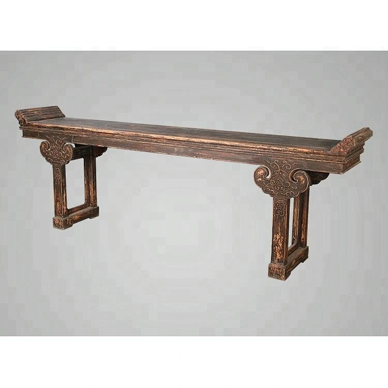 wholesale chinese oriental antique distressed solid wood side console table altar table