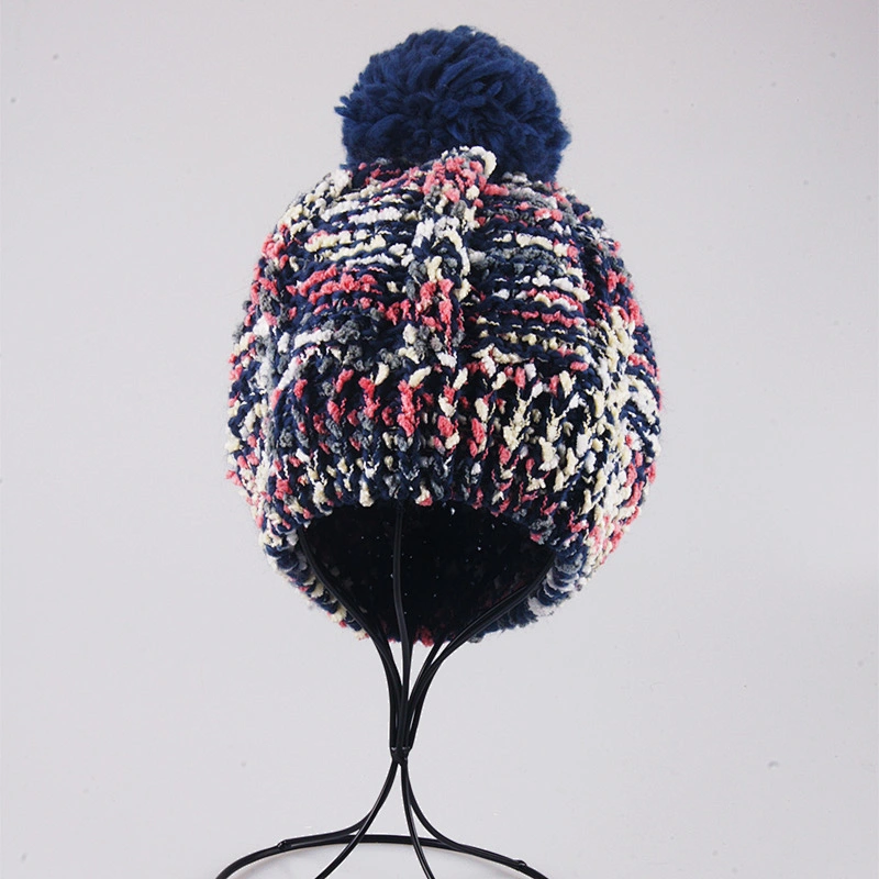 Winter Hat Knitted Beanies Wholesale Knit bling beanie hat camping hiking hat