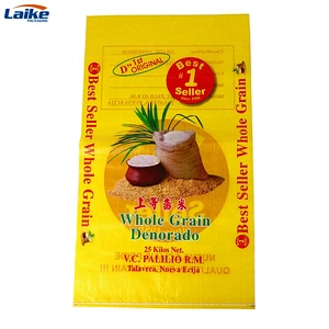 50kg Maize flour packaging bag bopp lamination film  potato bag for rice price