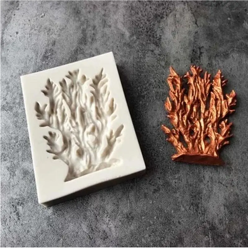 Tree Branch Sea coral for cake decorating tools silicone fondant mold chocolate Silicone mold