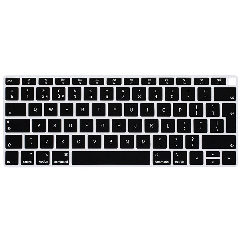 Hot Sale Dustproof colored Silicone English Keyboard Cover laptop skin For macbook air a1932 covers Air 13