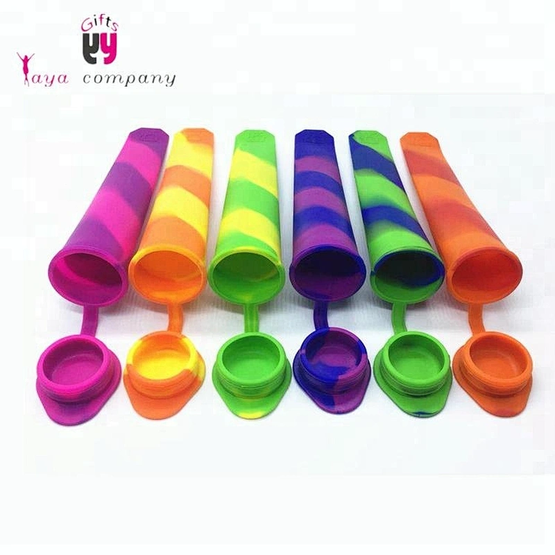 Amazon Online Selling Ice Cream Tubes Pop Mold Lolly Mould Custom Popsicle Mold Silicone
