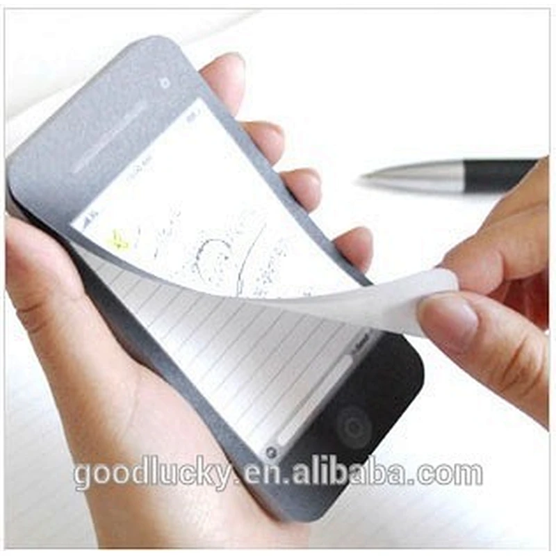 2017 Pear shaped sticky notepad memo note pad