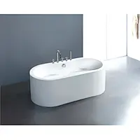 China Wholesale Clear Thick Acrylic Soaking Bathtub Modern Bathtub
