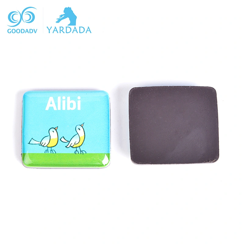 Wholesale Custom Advertising Souvenir Rectangle Shape Epoxy Fridge Magnet