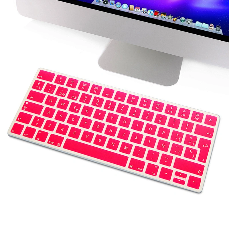 Bluetooth spanish keyboard cover Silicone Laptop Keyboard Protective Film For Magic Keyboard MLA22LLB/A European Version