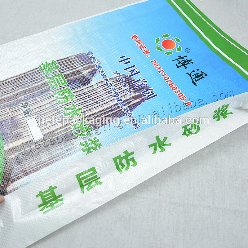 Plastic polypropylene laminated pp woven portland cement bag moistureproof mildew