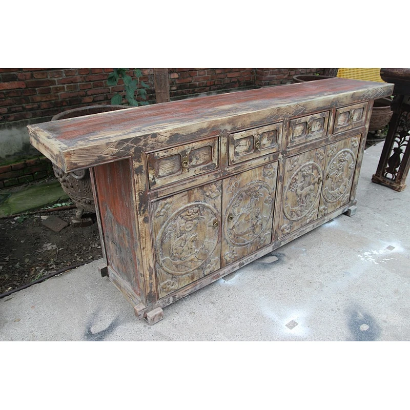 reproduction antique chinese furniture handcarved sideboard