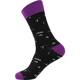 custom adult mens pure cotton pattern crew dress 100% organic cotton socks