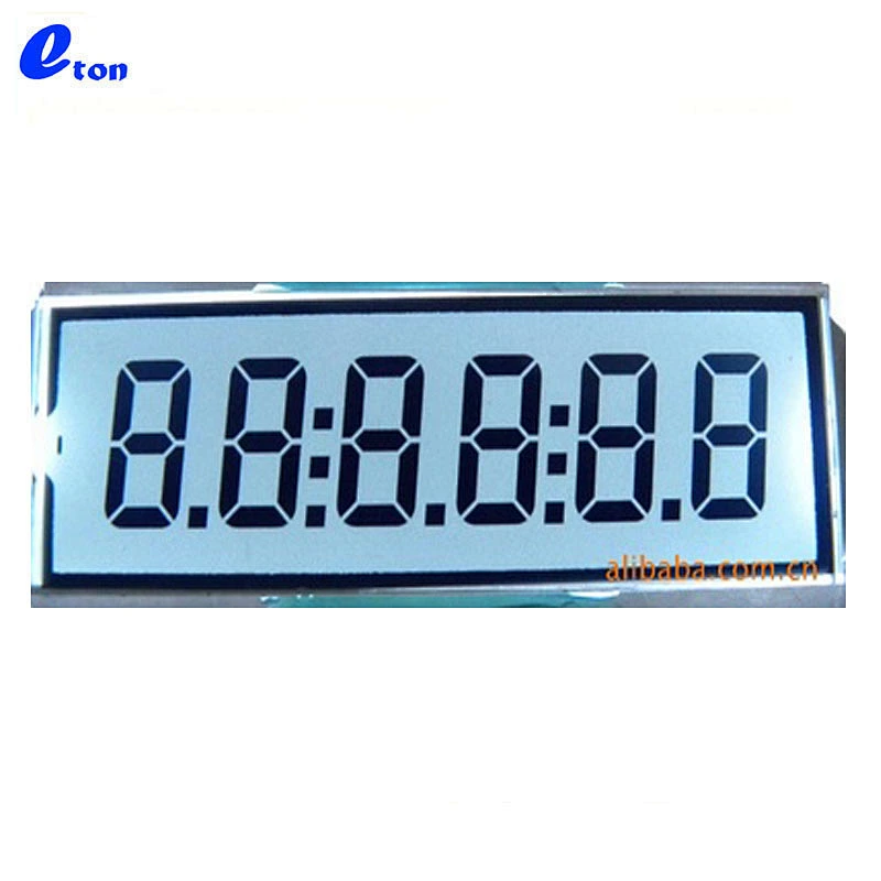 Custom transparent 7 segment LCD display module