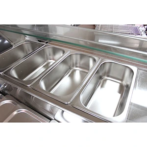 High-Efficiency Catering Equipment Counter Top Hot Food display Warmer and Bain Marie for Sale