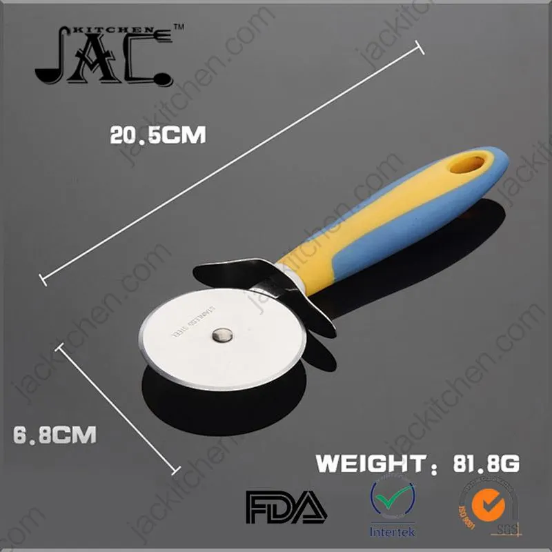 Convenient Stainless Steel Plastic Pizza Wheel