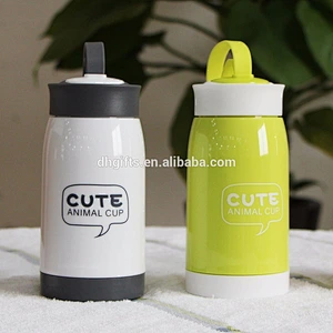 2017 new creative thermoes mug handle mug easy to take
