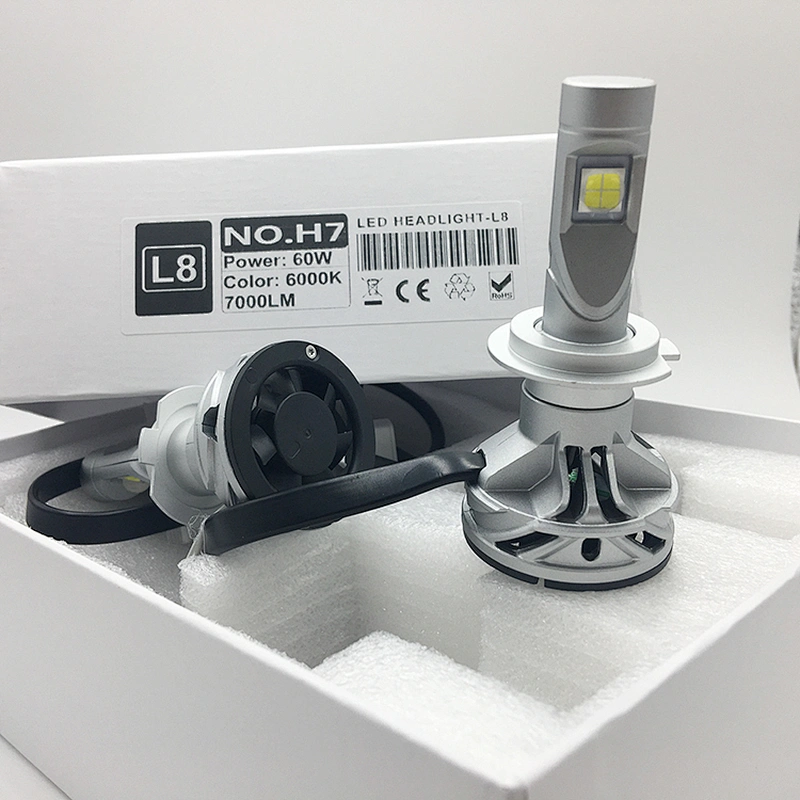 Lujia auto lighting px26d L8 7000lm XHP70 car headlight led auto lamp h7