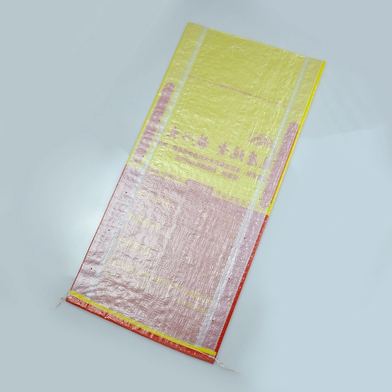 Red transparent woven polypropylene laminated empty 10kg rice bags
