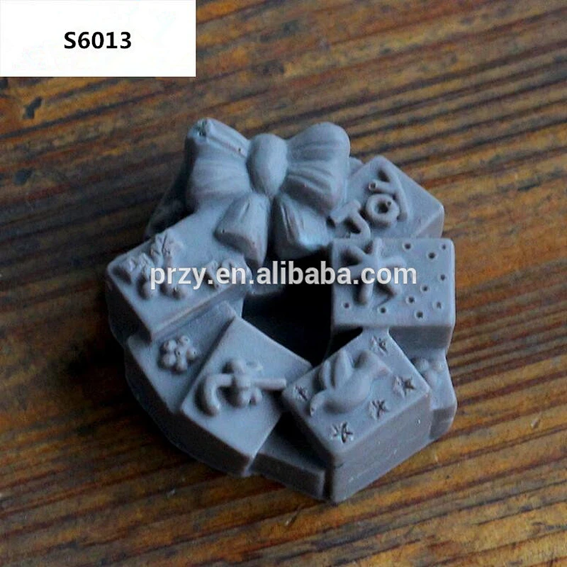 S6013 Christmas series decorative silicone soap mold