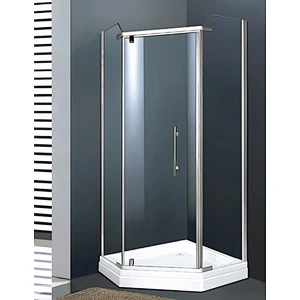 alibaba manufacturer bathroom clear glass shower room simple shower cabin
