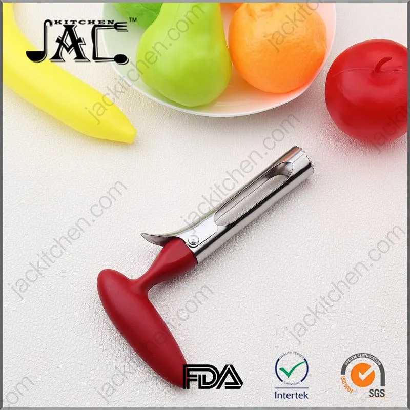 Top Selling Durable Stainless Steel Tpr Pp Silicone Rubber Fruit Cutter Apple Slicer