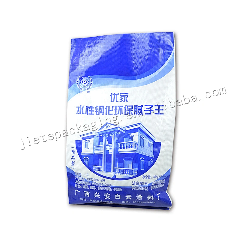 High quality plain white plastic laminated pp woven big bag for cement