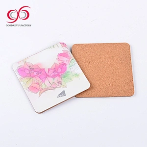 Custom cork coasters 60 placemat cup cork coaster made in china coaster with cork backing