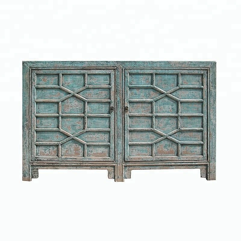 chinese antique reproduction rustic & distressed shabby chic buffet furniture