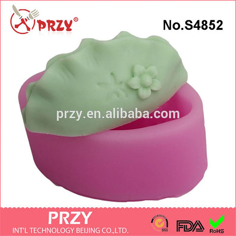 S4852 dumpling shaped silicone mold flower molds Fondant Chocolate Mold Cupcake Kitchen Baking Tools