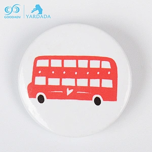 Promotional gifts custom round shape tinplate badges
