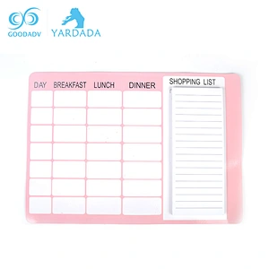 Promotional Custom Printed Paper Soft Fridge Magnet Notepad