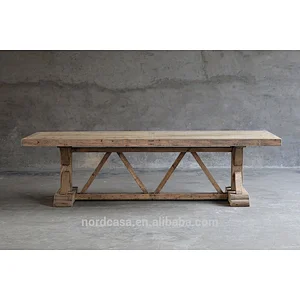 Reclaimed elm dinning table