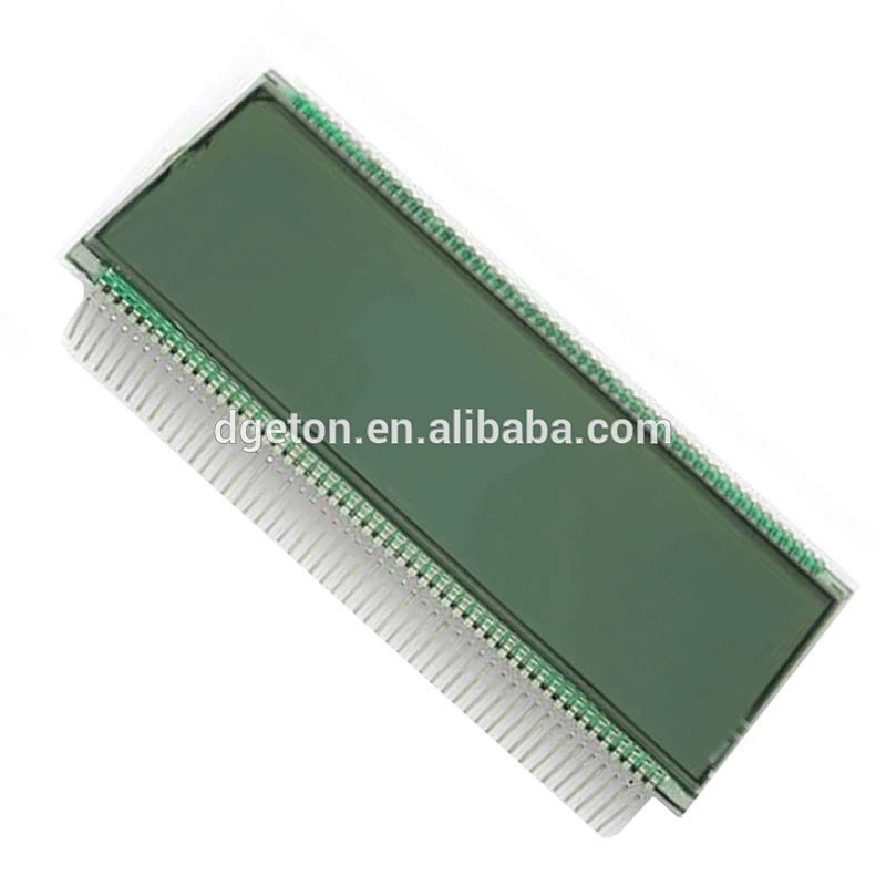 OEM TN 6 character digit monochrome lcd display 7 segment
