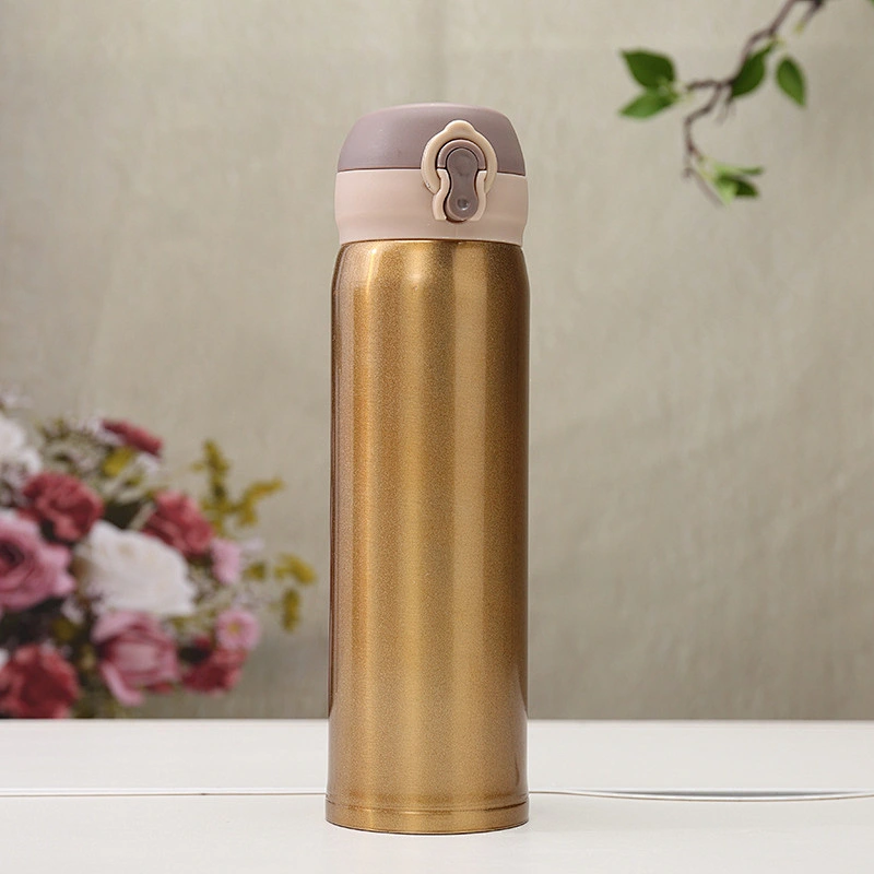 Promotional hot sale bounce cup candy color vacuum flask 500ml for student
