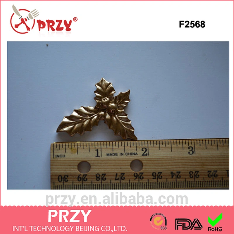 F2658 Holly Berry with Leaves Silicone Rubber Flexible Food Grade Mold Christmas seasonal holiday winter fondant moulds