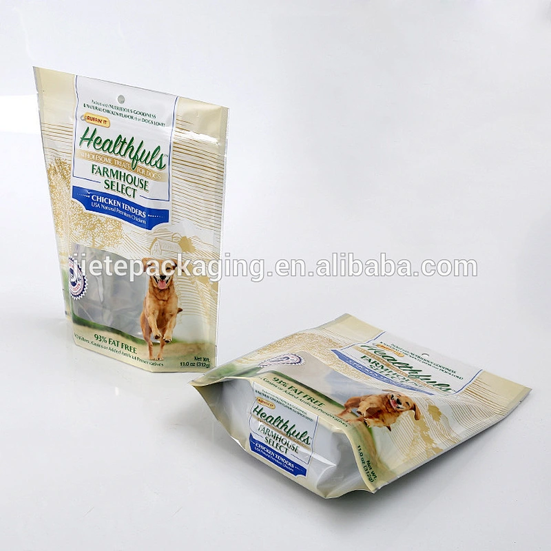 Made in china dog food packaging plastic custom PE bag