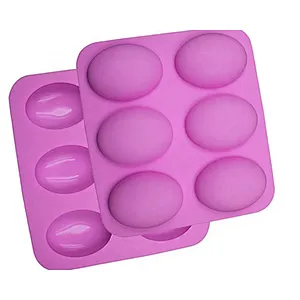 Factory direct selling wholesale Silicone soap molds with round rectangle sharp for soap molds