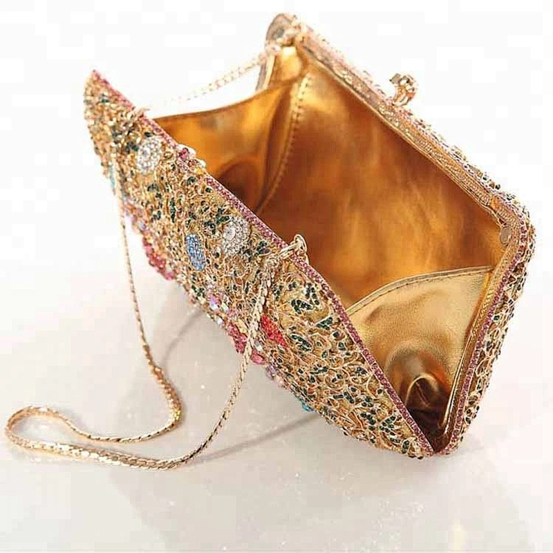 Classic wholesale elegance bags 100% handmade crystal purse stones clutch bag for wedding party
