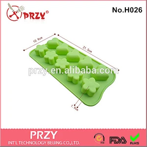 silicone flower and heart silicone molds / silicone chocolate tray mold